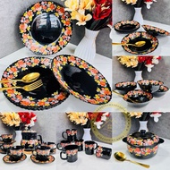 ✨FULL SET✨ KIMAYA | OPAL 🇲🇾 Plate / Bowl / Teapot / Mug / Cup Giacomo Opal Glassware Opal Dinner Set