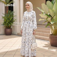 Lovito Muslim Modest Dress Dress for Women LNE134109