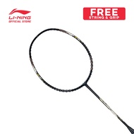 LI-NING AXFORCE BLAST BADMINTON RACQUET - BLACK/ RICH GOLD - AYPU121