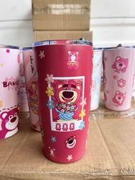 พร้อมส่ง🔥แก้วเก็บความเย็นงานสแตนเลส ลายการ์ตูน Sanrio ขนาด 600ml (แถมหลอด)