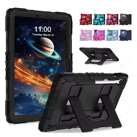Heavy Shockproof Case for Samsung Galaxy Tab S10 Lite/S10 FE/S9 FE/S9 10.9 inch 5G Rugged Hybrid TPU