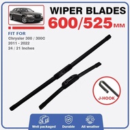 Front Wiper Blades Set For Chrysler 300 300C Lancia Thema 300C 2011 - 2022 Windscreen Brushes Windsh