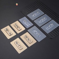 FAYSHOWSG Traceless Nail, Wall Hanger Wall Picture Hanger Double Hole Screw Sticker, Screw Hook No P