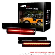 iJDM Front/Rear Side Marker Light For Jeep Grand Wagoneer Scrambler For Jeep CJ5/CJ6/CJ7/J10/J20,Rep