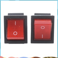 16A/250VAC 20A/125VAC Red Indicator Light 4 Pin ON/OFF DPST Rocker Switch 2 Pcs youyilu