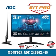 NEW AOC 23.8" LED MONITOR (24B36X/69) 144HZ/IPS/FHD/0.5MS/HDMI/DP