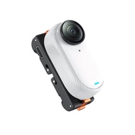 ติดตั้งแผ่นอย่างรวดเร็ว VRIG กับชาร์จพอร์ตสำหรับ Insta360 GO 3 1/4 "ขาตั้งกล้องสามขาเกลียวและ2ง่ามเม