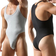 【Customer favorite】 Men's Rayon Fitness Wrestling Singlet BodySuit One-Piece Jumpsuit Underwear Comf
