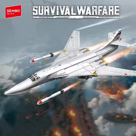 SEMBO BLOCK 641PCS Warfare Weapons Military Aircraft Building Blocks Fighter Airplane Model Bricks T