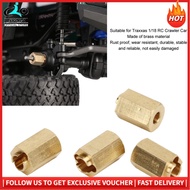 Brass 7mm Wheel Hex Hub Adapter Rust Resistant 7mm Brass Wheel Hex Hub Extender for Traxxas 1/18 RC 