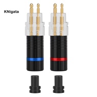 [Ready stock]  2Pcs Earphone Cable Pin Plug Connector for Sennheiser HD650 HD600 HD580 HD25