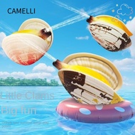 CAMELLI Water Spray Clam, Portable Simulation Clam Water Spray Toy, Gifts Beach Water Play Toy Press