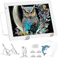 YINGWOND A3 LED Light Box with Internal Cord, 16.6 * 12.6 Inches, Foldable Stand, 10-Ft Cable, USB P