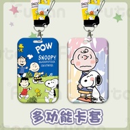 Japanese Snoopy Card Holder ID Identification Card Holder EasyCard Holder Student Meal Card Bus Card