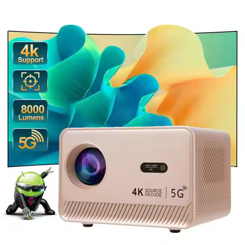 New M10 Plus 4K 8K Android 4G 5G Dual Wifi 6 300 ANSI Allwinner BT5.0 1080P 1280*720P Home Cinema Ou