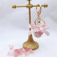 永生花繡球花鑰匙圈 日本繡球 滿天星 婚禮小物 聖誕禮物