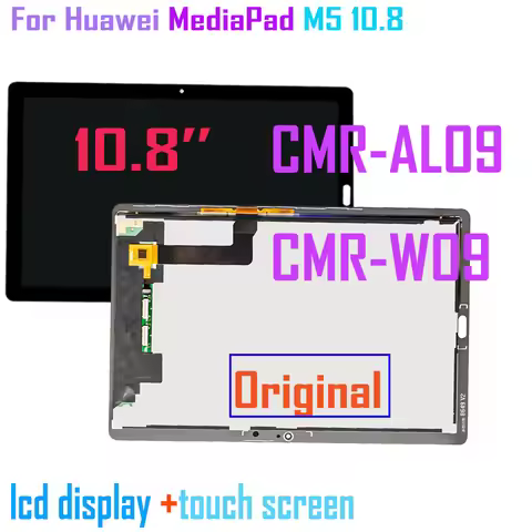 Original 10.8" LCD For Huawei MediaPad M5 10.8 LCD CMR-AL09 CMR-W09 LCD Display Touch Screen Digitiz