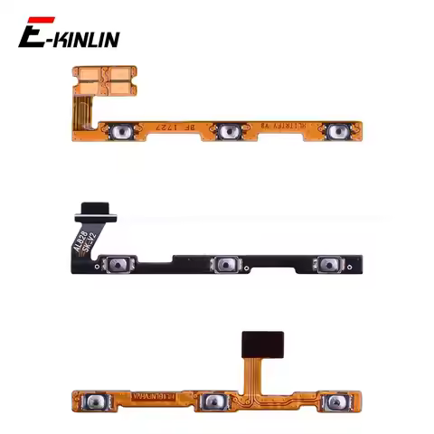 Switch Power ON OFF Key Mute Silent Volume Button Ribbon Flex Cable For HuaWei Y9 Y7 Y6 Pro Y5 Prime