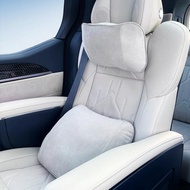 Car Seat Suede Headrest Neck Pillow Auto Accessories For Zeekr 001 009 007 Zeekr 7X