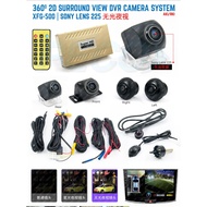 360' XFG-500 2D SURROUND VIEW DVR CAMERA SYSTEM (SONY LENS 225)