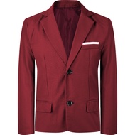 [KFJND] Kids Blazer Boys Easter Outfit Wedding Suit Formal Solid Jacket Teenager Gentleman Birthday 