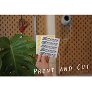 Sticker สติ๊กเกอร์ ลาย Spoon sports งานไดคัท มีหลายสี หลายขนาดให้เลือก สติ๊กเกอร์ติดได้ทุกที่ สติ๊กเ