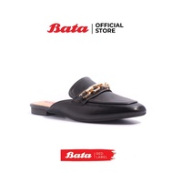 Sony Bata Red Label Women's Flat Mules Ladies' Shoes Black 5616360