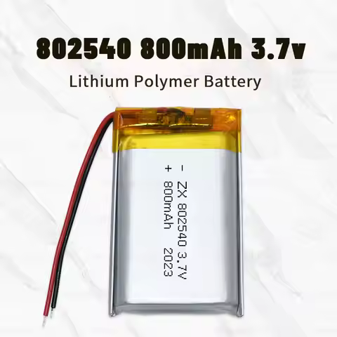 802540 Battery 3.7V 800mAh Li Po 082540 Polymer Rechargeable Lithium Batteries for Beauty Apparatus