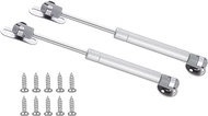 150N/33.8 lb Gas Strut Cabinet Hinge, ​Safety Lift Support, Soft Close Lid Supports &amp; Buffer Telescopic Cabinet Door Gas Spring Glue Head Supports 12" Length,Set of 2