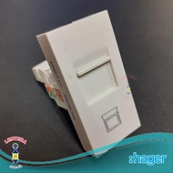 HAGER KEYSTONE 8PIN DATA OUTLET CAT 5E