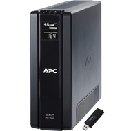 APC UPS Battery Backup & Surge Protector with AVR, 1500VA, APC Back-UPS Pro (BR1500G) Bundle Includi