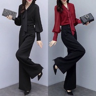 ❤️2 pcs/set ~office lady wear women set wear fashion work wear elegant formal OL blouse