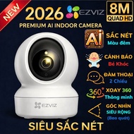 Ezviz H6 H6C PRO Indoor Wifi Camera 1080P 2MP 4MP C6N High Definition, 360 Rotation [Supports Lan Po