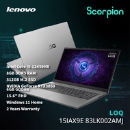 Lenovo LOQ 15IAX9E 83LK002AMJ Gaming Laptop（Aeon Credit Services-36 Monthly Installments）