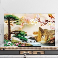 Custom pattern modern New Style High-End tv cover Cloth  lace  smart tv dust flat screen monitor protection hanging desktop LCD /32 37 40 42 43 47 48 49 50 52 55inch62610