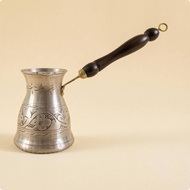 Engraved Copper Cezve Direct Heating Handmade Copper Coffee Pot Coffeeware Stovetop Use