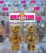 [現貨]Bearbrick Ny@brick 100% 保護殼 貓耳 series 46 招財貓