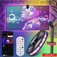 【21-85 inch TV Backlight】 TV Lights Sync to Screen/ Change with Music/Game Smart Strip Lights APP Co