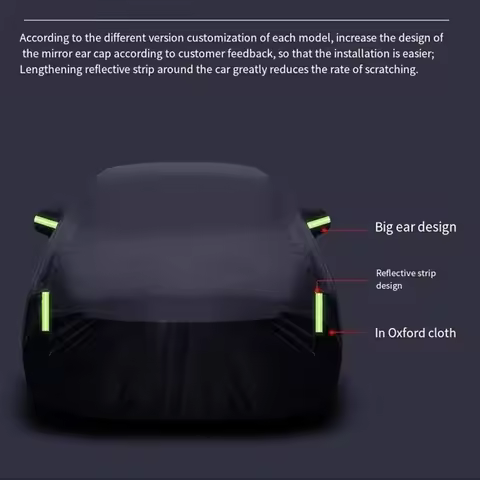 Cotton Car Cover for BMW 1 2 3 Series F52 F21 F20 E87 E81 E82 E88 F22 F23 F45 F46 E21 - Sun Snow Hai