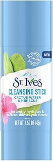 St. Ives Cleansing Stick, Cactus Water & Hibiscus, 1.59 Ounce (Pack of 2)