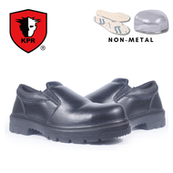 KPR K-807X Black Low-Cut Slip-on Safety Shoes (Metal-Free) with Impact (Toecap) &amp; Anti-perforation (Midsole) Protection