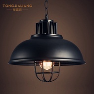 American Retro Industrial Style Bar Table Chandelier LOFT Creative Restaurant Home Cafe Net Iron Pot