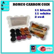 ROMCO CARROM COIN / BUAH CARROM ROMCO / EXPORT QUALITY WOODEN / 100 % ORIGINAL