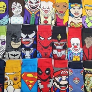Funny  New Cartoon Clown tide cotton for men socks Comfortable and breathable Cute Socks
