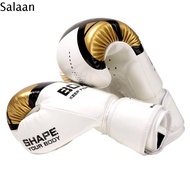 SALAAN 1 Pair Leather Boxing Glove Protective Professional Punching Gloves Punching Training Breatha