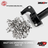 BAUT L STAINLESS GAS SPONTAN YZ MODEL SPIRAL HANDMADE SATUAN