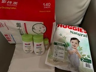 Suzuran思詩樂嬰兒專用抗菌清潔乾棉 140片