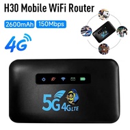 4G Lte Router Wireless Wifi Portable Modem Mini Outdoor Hotspot CAT4 Pocket 150mbps Sim  Slot Repeater LAN RJ45 2600mAh
