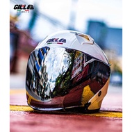 Open helmet full face motorcycle helmet GILLE GVR V1 HALF FACE DUAL VISOR WITH LOTS OF FREEBIES