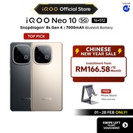 [New Arrival] iQOO Neo 10 5G 32*GB+512GB +SDM 8sGen4+Q1, 7000mAh 120W, 1.5k 144Hz, 7K VC Cooling, NF